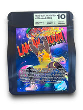 Load image into Gallery viewer, Teds Budz Lamar Odom 3.5G Mylar Bags Holographic Mylar Packaging
