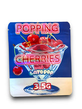 Load image into Gallery viewer, Lato Pop Popping Cherries 3.5G Mylar Bags Holographic
