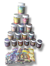 Load image into Gallery viewer, Drip Snowcaps  16-1oz Plastic Jars - Varity Pack 16 Flavors in box 1 pound with outer box Empty Jars
