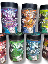 Load image into Gallery viewer, Persy Snowcaps Cough Syrup 16-1oz Glass Jars - Varity Pack 16 Flavors in box 1 pound Empty Jars
