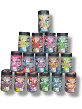 Load image into Gallery viewer, Persy Snowcaps Cough Syrup 16-1oz Glass Jars - Varity Pack 16 Flavors in box 1 pound Empty Jars
