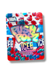 Load image into Gallery viewer, Push Popz Icee Blue Raspberry Cereal 3.5g Mylar Bag- Packaging Only
