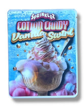 Load image into Gallery viewer, Sprinklez Cotton Candy Vanilla Swirl 3.5G Mylar Bags -With stickers and label
