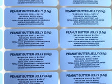 Load image into Gallery viewer, Sprinklez Peanut Butter Jelly MilkShake 3.5G Mylar Bags -With stickers and label
