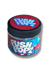 Load image into Gallery viewer, Push Pop ICEE Blue Raspberry Cherry Cereal 3.5g Glass Jars with Holographic Stickers Child Resistant jar

