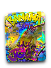 Load image into Gallery viewer, Banana Jelly 3.5G Mylar Bags Holographic Mylar Packaging
