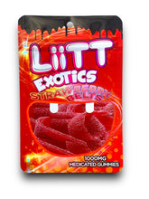 Load image into Gallery viewer, Strawberry Belts Liitt Exotics 3.5g Mylar Bag 1000MG (Packaging Only)
