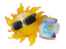 Load image into Gallery viewer, Kapri Mylar bag 3.5g cut out-High Tolerance- Sun
