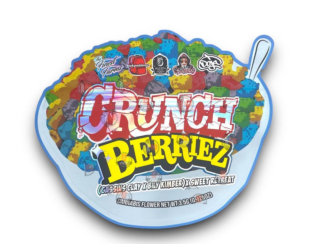 Crunch Berriez Mylar Bags 3.5g Holographic