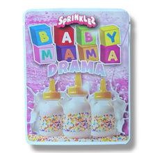 Load image into Gallery viewer, Sprinklez Baby Mama Drama 3.5G Mylar Bags -With stickers and label
