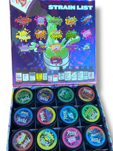 Load image into Gallery viewer, Persy Snowcaps Cough Syrup 16-1oz Plastic Jars - Varity Pack 16 Flavors in box 1 pound Empty Jars
