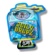 Load image into Gallery viewer, Juicy Dropz 3.5g Mylar Bags &amp; Boxes with Window
