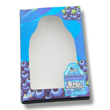 Load image into Gallery viewer, Blue Bottle Pop 3.5g Mylar Bags &amp; Boxes with Window
