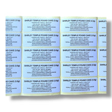 Load image into Gallery viewer, Sprinklez Shirely Temple Pound Cake 3.5G Mylar Bags -With stickers and label
