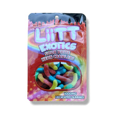 Load image into Gallery viewer, Liitt Exotics Sour Brite Neon Crawlers 3.5g Mylar Bag 1000MG (Packaging Only)
