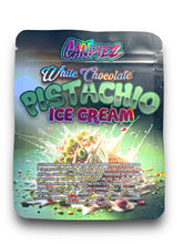 Load image into Gallery viewer, Candiez White Chocolate Pistachio Ice Cream 3.5G Mylar Bags Holographic
