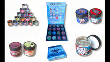 Load image into Gallery viewer, Variety Pack Glass Jars - Varity Pack 16 Flavors in box Empty Jars
