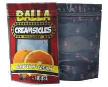 Load image into Gallery viewer, Gas House Balla Creamsicles  Oranges N cream 3.5 Grams Smell Proof Mylar Bags
