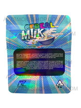 Load image into Gallery viewer, Black Unicorn Cereal Milk Holographic Mylar bag 3.5g
