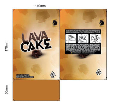 Black Unicorn -Lava Cake Mylar bag 3.5g For Flower