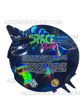 Load image into Gallery viewer, Black Unicorn Space Runtz cut out Holographic Mylar bag 3.5g
