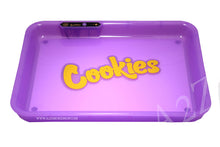 Load image into Gallery viewer, Cookies Bluetooth LED Glow Rolling Tray Lights up Rechargeable - Glossy Finish
