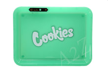 Load image into Gallery viewer, Cookies Bluetooth LED Glow Rolling Tray Lights up Rechargeable - Glossy Finish
