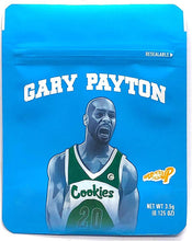 Load image into Gallery viewer, Cookies Gary Payton Mylar Bags 3.5 Grams Seal Proof Resealable Bags w/ Holographic Authenticity Stickers
