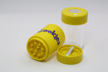 Load image into Gallery viewer, Cookies Mag Jar with Grinder -Airtight storage stash container led magnifying jar(Yellow)

