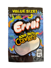 Load image into Gallery viewer, Errlli Sour Bites Crawlers 600mg Mylar bags packaging only

