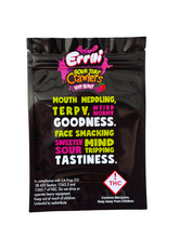 Load image into Gallery viewer, Errlli Sour Terp Very Berry Crawlers 600mg Mylar bags packaging only 4x6
