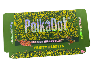 Polkadot Chocolate Packaging Fruity Pebbles