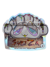 Load image into Gallery viewer, Gyoza Mylar bag 3.5g cut out Empty Packaging- Holographic
