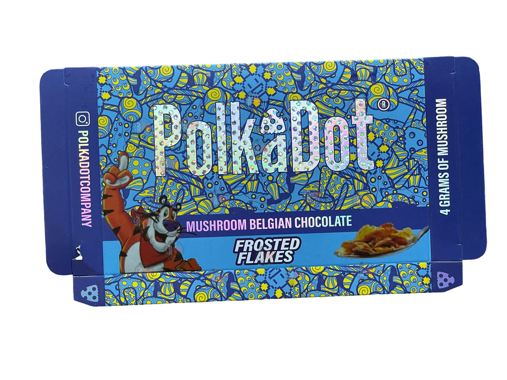 Polkadot Chocolate Packaging Frosted Flakes