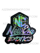 Load image into Gallery viewer, New Era Exotics cut out Holographic Mylar bag 3.5g
