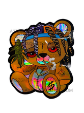 Load image into Gallery viewer, No Dayz Off Bear Cut Out Mylar Bags 3.5g Die cut
