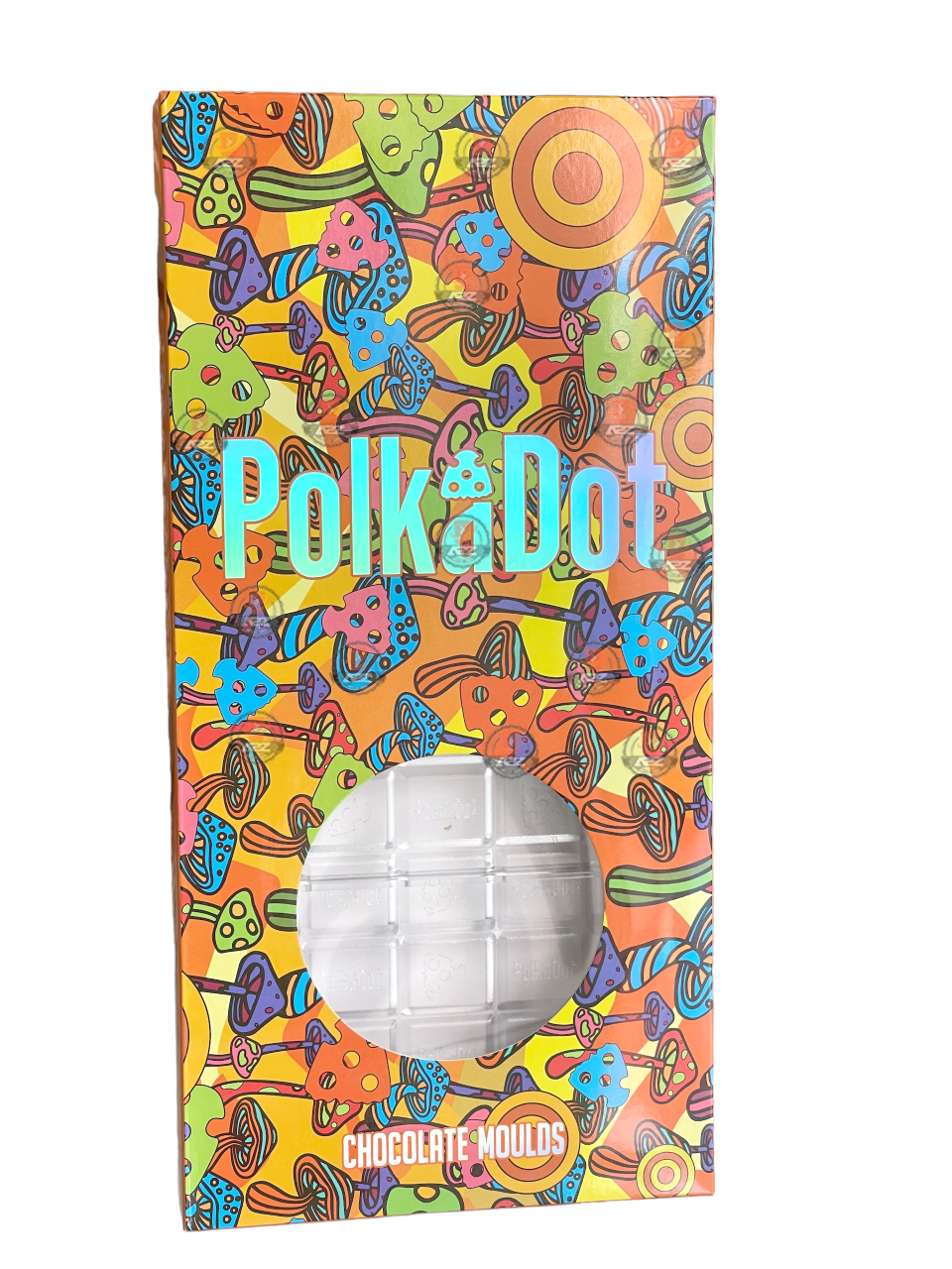 PolkaDot Chocolate Molds 15pc chocolate bar mold-Polkadot, Mushroom symbol