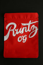 Load image into Gallery viewer, RUNTZ OG RED Mylar Bags by 3.5 Grams Smell Proof
