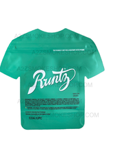 Load image into Gallery viewer, Runtz Green Cut out Mylar Bags by 3.5 Grams Smell Proof Die Cut
