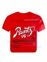 Load image into Gallery viewer, Runtz Red Cut out Mylar Bags by 3.5 Grams Smell Proof Die Cut
