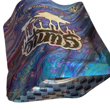 Load image into Gallery viewer, Slime Mylar bag 3.5g Holographic Blue- Packaging Only
