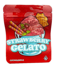 Load image into Gallery viewer, Strawberry Gelato Mylar bag 3.5g Smell Proof Airtight Mylar Bag- Packaging Only
