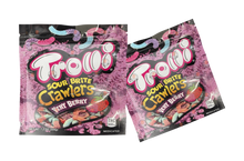 Load image into Gallery viewer, Trolli Sour Brite Crawlers Very Berry 600mg Mylar bags packaging only 3x3
