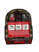 Load image into Gallery viewer, White Apple Tart Backpack Boyz cut out Mylar zip lock bag 3.5G
