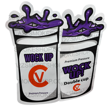 Load image into Gallery viewer, Wock Up Premium Pressure Double Cup Mylar bag  3.5g
