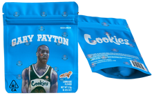 Load image into Gallery viewer, Cookies Gary Payton Mylar Bags 3.5 Grams Seal Proof Resealable Bags w/ Holographic Authenticity Stickers
