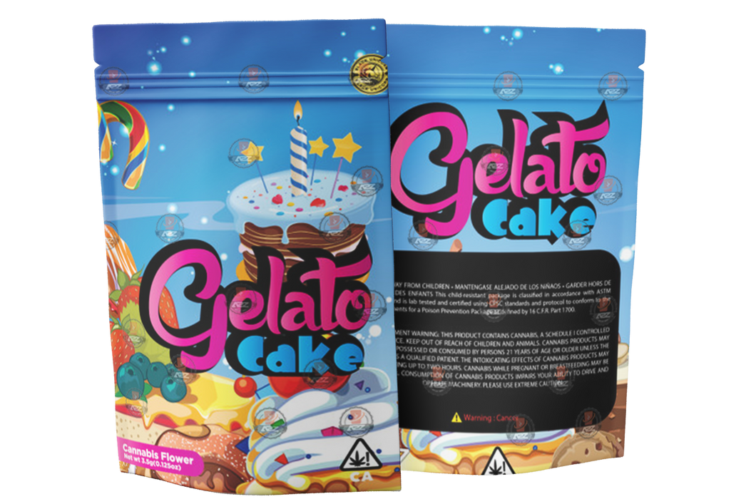 Gelato Cake Mylar Bag 3.5G