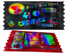 Load image into Gallery viewer, Don Merfos 41 Cherriez bag  3.5g Holographic Mylar bag Cherries Packaging Only -NEW
