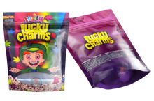 Load image into Gallery viewer, Lucky Charms Mylar bag 3.5g Empty Mylar bags with window
