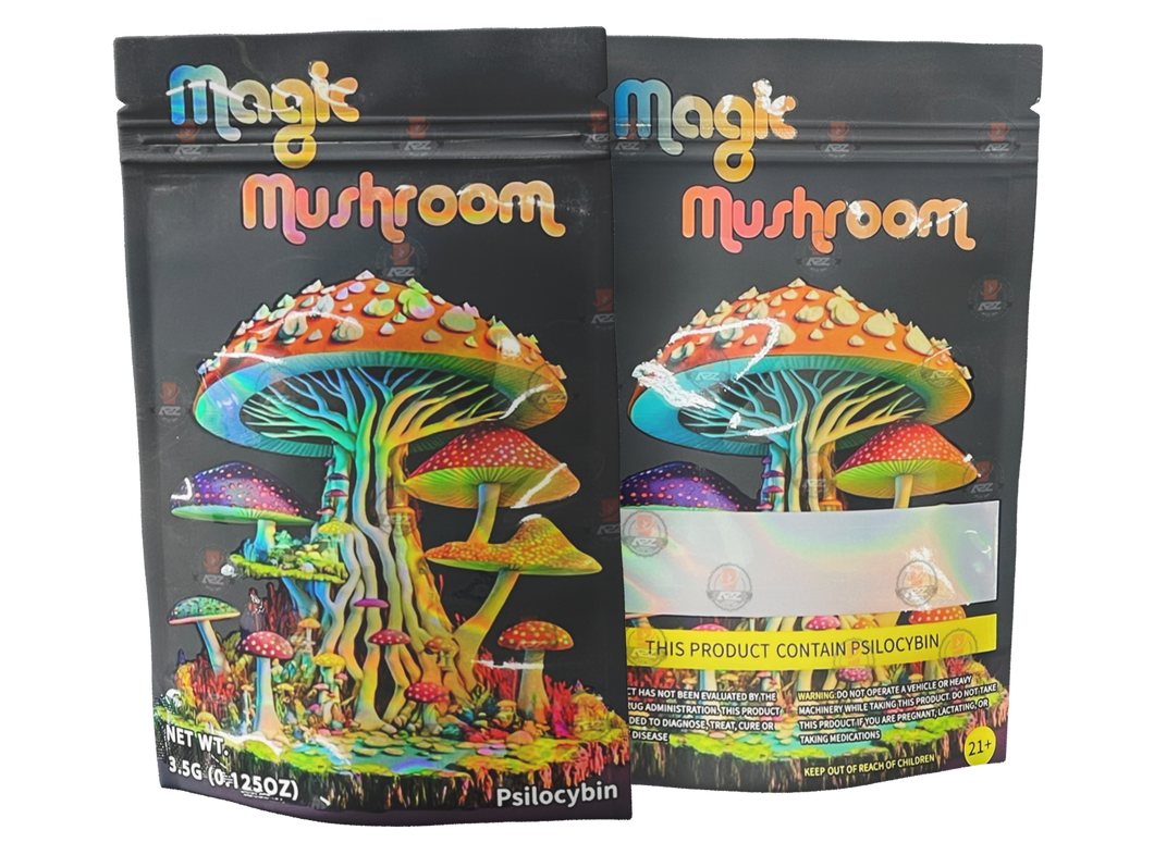 Magic Mushroom Mylar bags Empty Packaging #3